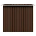 Abri de stockage pour jardin Marron 194x121x181 cm Acier