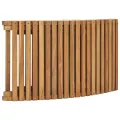 Chaise longue pliable avec table Bois de teck solide