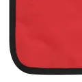Tapis de plage pliables 2 pcs Acier et tissu Rouge
