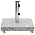 Socle de parasol Granite 30 kg Carré Gris