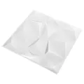 Panneaux muraux 3D 48 pcs 50x50 cm blanc diamant 12 m²