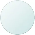 Dessus de table ronde en verre trempé 700 mm
