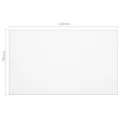 Protecteur de table mat 160x90 cm 2 mm PVC
