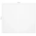 Protecteur de table transparent 80x80 cm 2 mm PVC