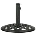 Socle de parasol Vert 40x40x32 cm Fonte