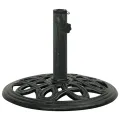 Socle de parasol Vert 40x40x32 cm Fonte
