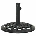 Socle de parasol Vert 40x40x32 cm Fonte