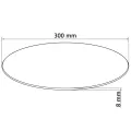 Dessus de table rond Verre trempé 300 mm