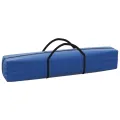 Tente de réception pliable avec parois Bleu 3x6 m