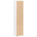 Armoires à CD 2 pcs Blanc brillant 21x16x93,5 cm