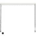 Auvent rétractable avec LED 250x150 cm Crème
