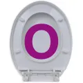 Abattant WC à fermeture en douceur Blanc Ovale