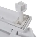 Abattant WC avec frein de chute 2 pcs Plastique Blanc