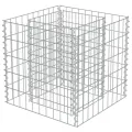 Lit surélevé à gabion Acier galvanisé 50x50x50 cm