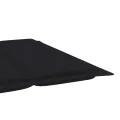 Chaise longue de jardin avec coussin Bois d'acacia solide