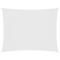 Voile de parasol tissu oxford rectangulaire 2,5x4 m blanc