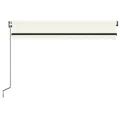 Auvent rétractable automatique 350x250 cm Crème