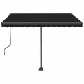 Auvent automatique sur pied 350x250 cm Anthracite