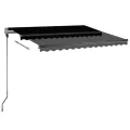 Auvent automatique sur pied 350x250 cm Anthracite