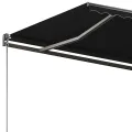 Auvent automatique sur pied 350x250 cm Anthracite