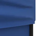 Tente de réception pliable avec parois Bleu 3x6 m