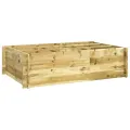 Lit surélevé 150x100x40 cm Bois imprégné