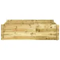 Lit surélevé 150x100x40 cm Bois imprégné