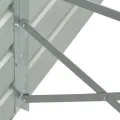 Lit surélevé de jardin Acier galvanisé 400x80x45 cm Anthracite