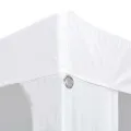 Tente de réception 3x12 m PE Blanc