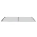 Auvent de porte Gris 150x100 cm Polycarbonate