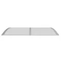 Auvent de porte Gris 150x100 cm Polycarbonate