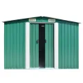Abri de jardin 257x392x181 cm Métal Vert
