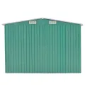 Abri de jardin 257x392x181 cm Métal Vert