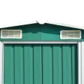 Abri de jardin 257x392x181 cm Métal Vert