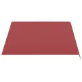 Tissu de remplacement pour auvent Bordeaux rouge 3,5x2,5 m