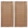 Stores roulants en bambou 2 pcs 80x160 cm Marron