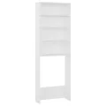 Meuble pour machine à laver Blanc 64x24x190 cm
