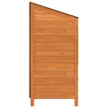 Remise de jardin Marron 55x52x112 cm Bois de sapin solide