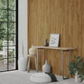 Panneaux muraux Aspect bois Marron PVC 2,06 m²