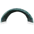 Tente pour bétail PVC 3,7x3,7 m Vert