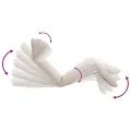 Chaise longue pliable Tissu Oxford Blanc crème
