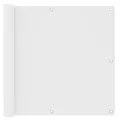 Écran de balcon Blanc 90x300 cm Tissu Oxford