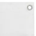 Écran de balcon Blanc 90x300 cm Tissu Oxford