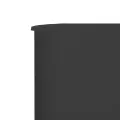 Paravent 6 panneaux Tissu 800 x 120 cm Anthracite