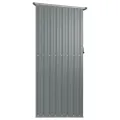 Abri de jardin Gris 180,5x97x209,5 cm Acier galvanisé