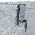 Boîte en aluminium 61,5 x 26,5 x 30 cm Argenté