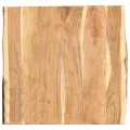 Dessus de table Bois d'acacia massif 58x(50-60)x3,8 cm