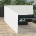 Auvent latéral rétractable Crème 140 x 1000 cm