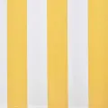 Auvent pliable motorisé 400 cm Jaune/blanc