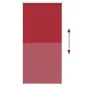 Store enrouleur occultant rouge 60 x 120 cm